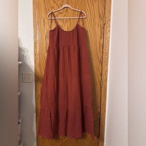 Nine Britton Cotton Gauzy Maxi Dress - NWOT - Size L